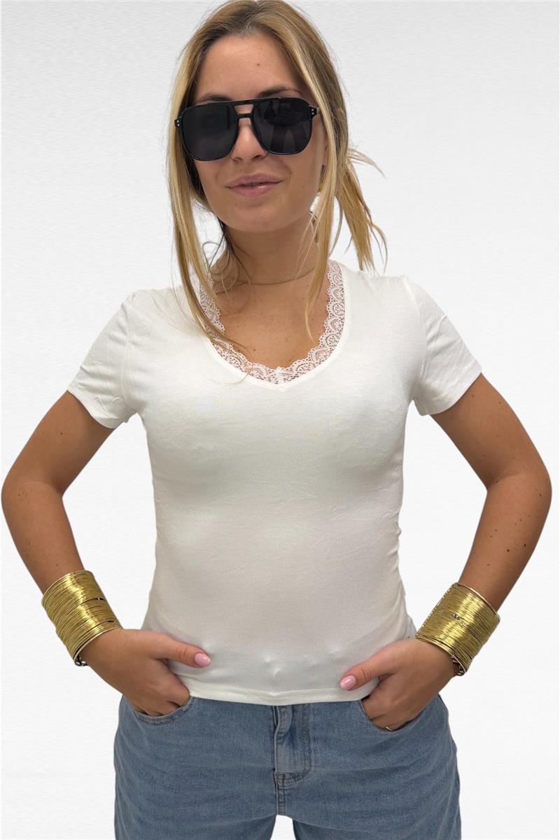 maglia con scollo a v princess